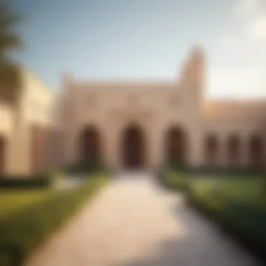 Cultural heritage site showcasing traditional Emirati architecture