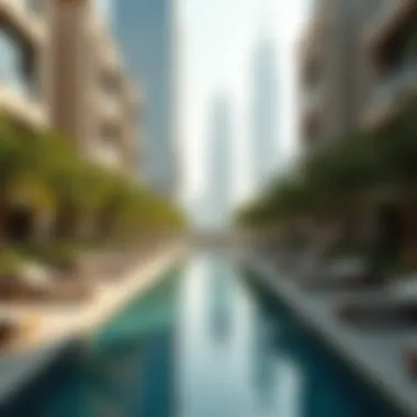 Amenities and recreational spaces available at Emaar Towers