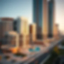 Panoramic view of Citadine Metro Central showcasing its modern architecture