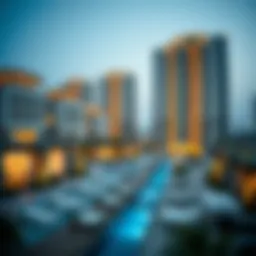 Luxury residential development in Dubai