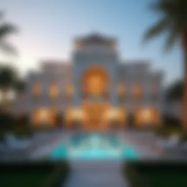 Elegant Exterior of the Ritz-Carlton Elegant exterior view of the Ritz-Carlton Ras Al Khaimah
