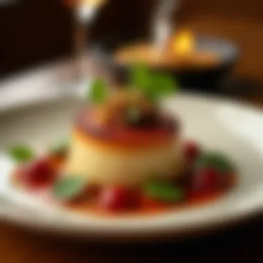 Gourmet Dining Experience Gourmet dining experience with exquisite presentation