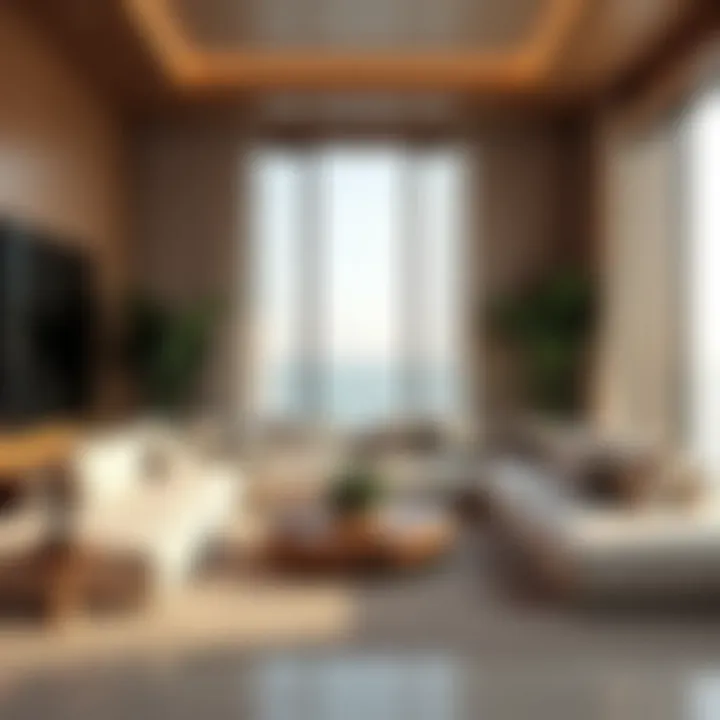 Luxurious interior design of a living area in Six Senses Residences highlighting exclusivity